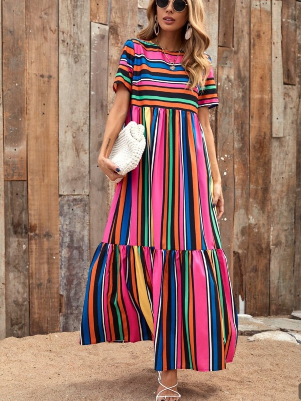 SHEIN  XL Multicolor Striped dress